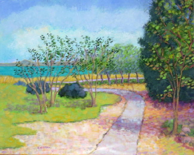 Path by the Water.40x30.JPG